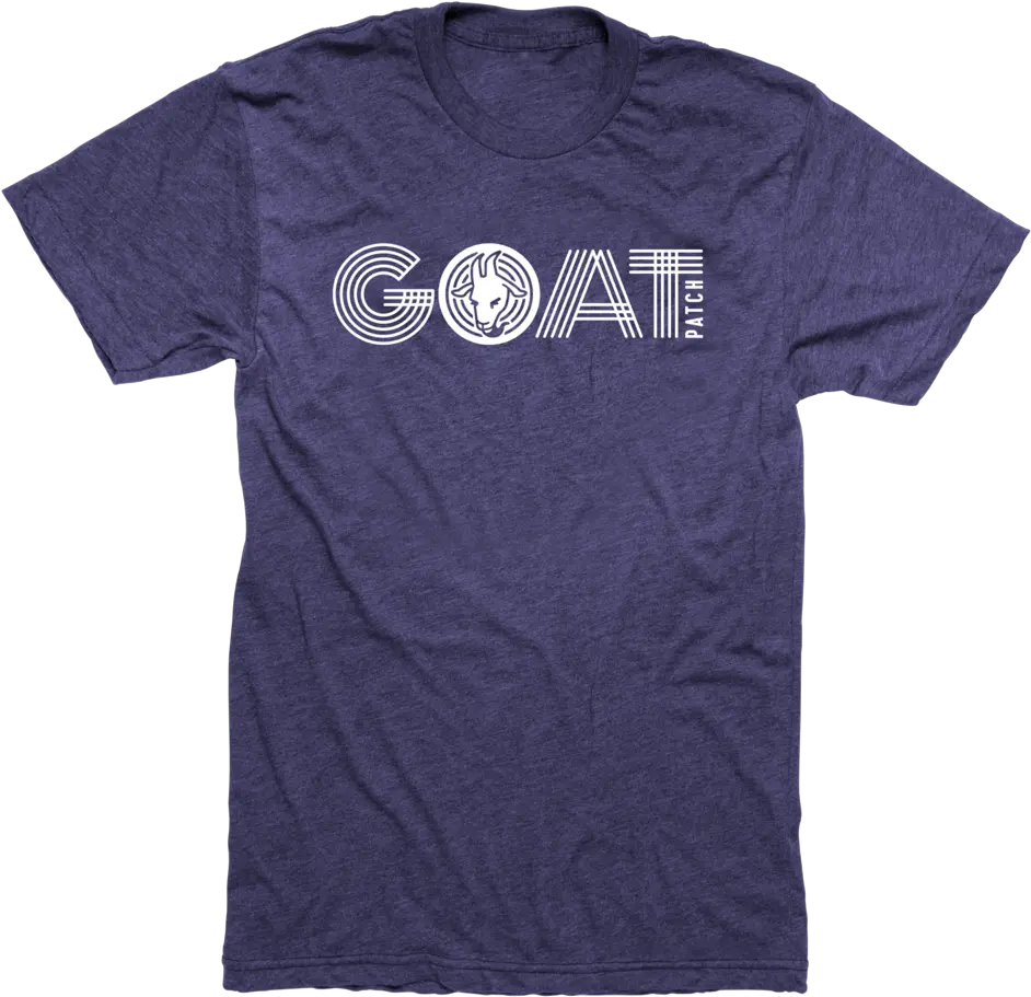 Goat Patch Branded Logo Tee Short Sleeve Png Navy Logo Png