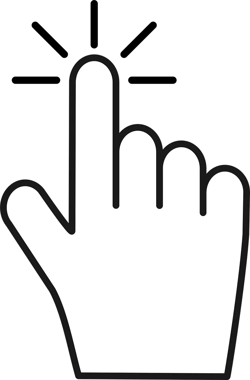 Free Photo Click Interaction Touch Cursor Icon Hand Finger Png Cursor Icon