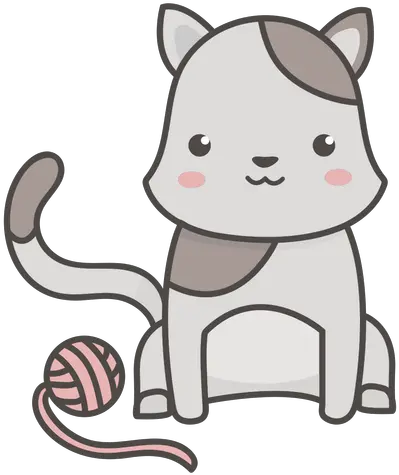 Kawaii Cat Flat Transparent Png U0026 Svg Vector Dot Kawaii Cat Icon