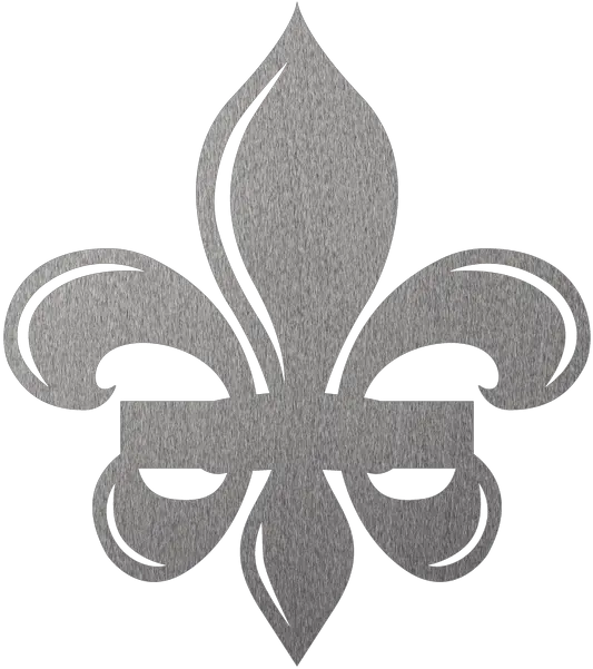 Fleur Delis Family Name Metal Monogram Decor Decorative Png Metal V Icon