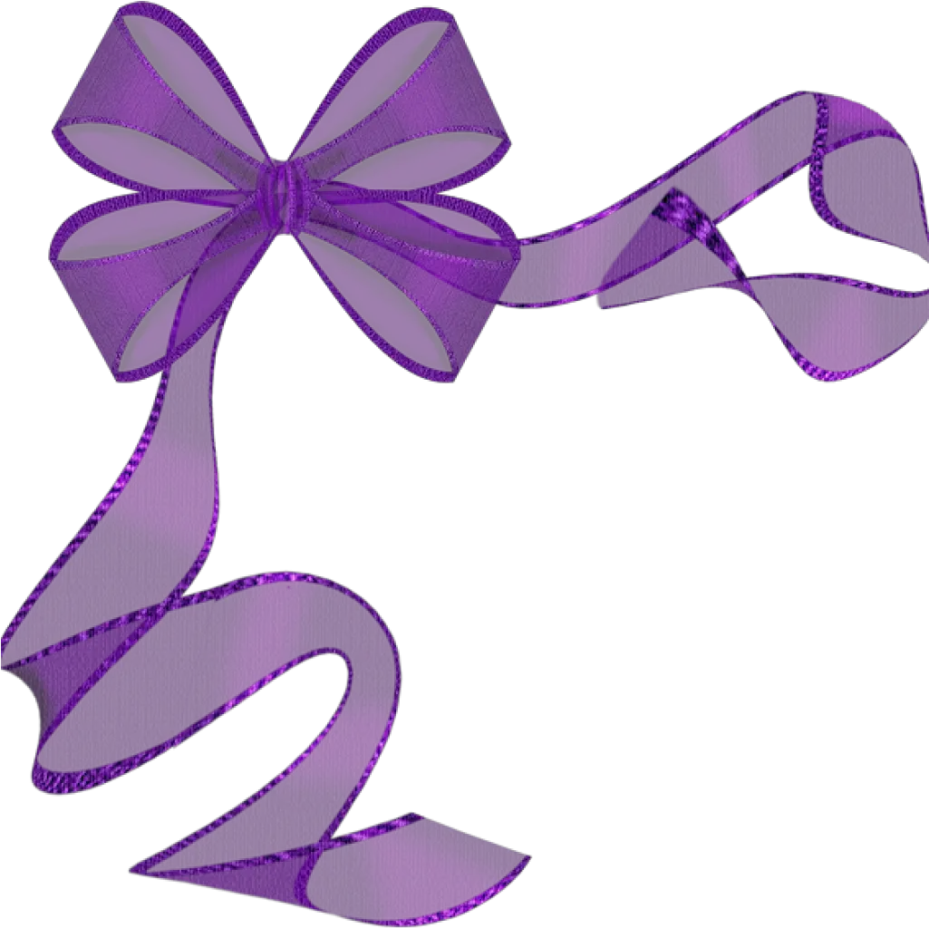 Download Purple Ribbon Transparent Background Hd Png Purple Ribbon Border Clipart Ribbon Transparent Background