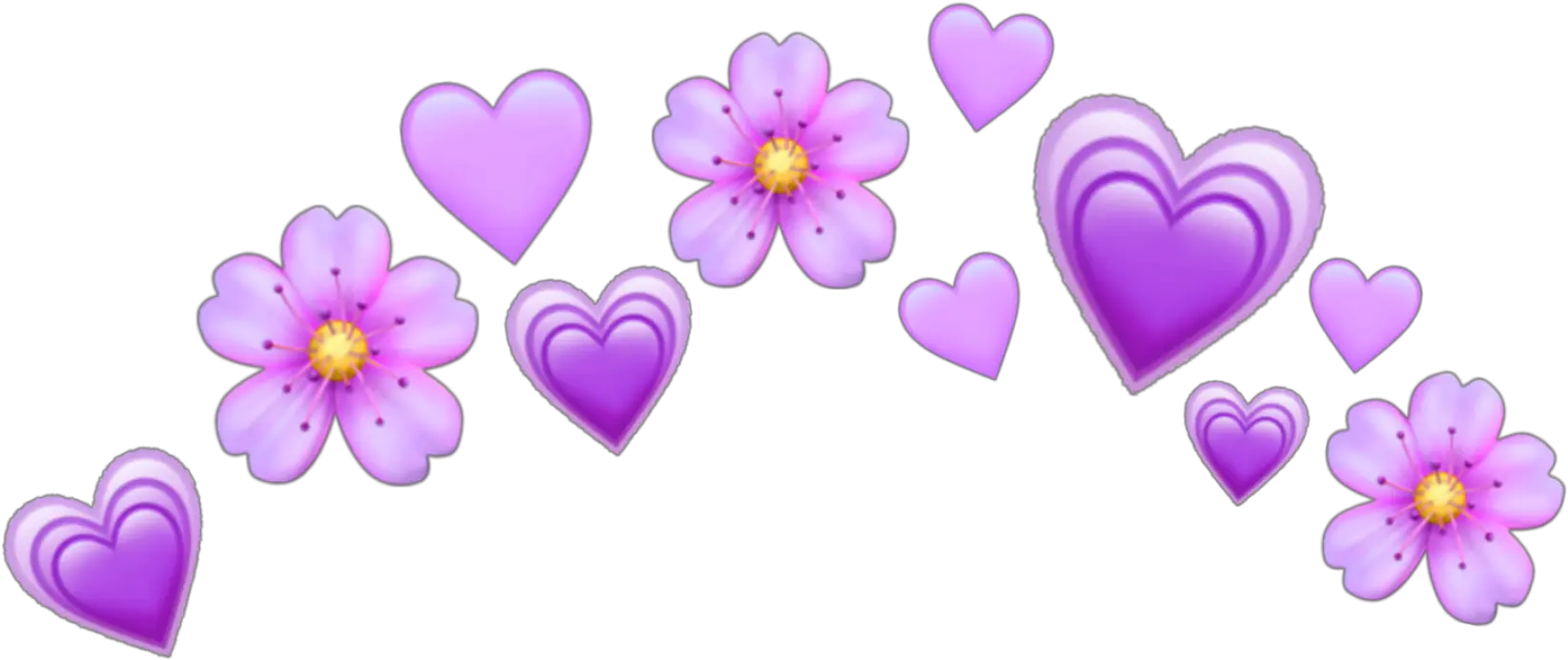 Freetoeditpurple Purpleheart Hearts Heart Crown Purple Heart Emoji Crown Png Heart Crown Png png
