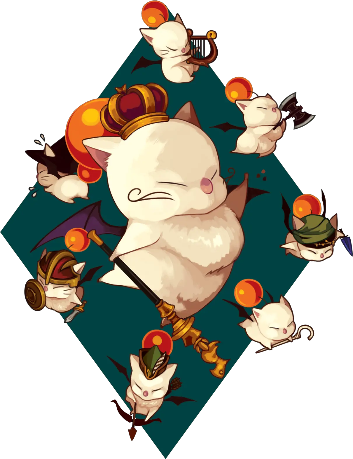 Moogle Mog Good King Lord Of King Moogle Png Moogle Png