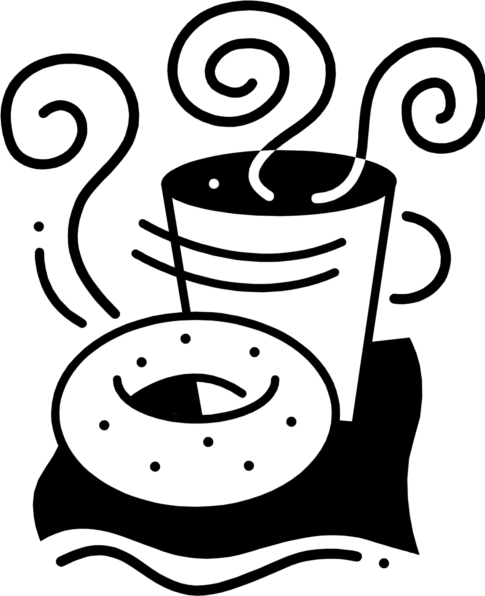 Png Royalty Free Stock Bagel Drawing Coffee Donut Coffee Bagel And Coffee Clip Art Coffee Clipart Transparent Background png