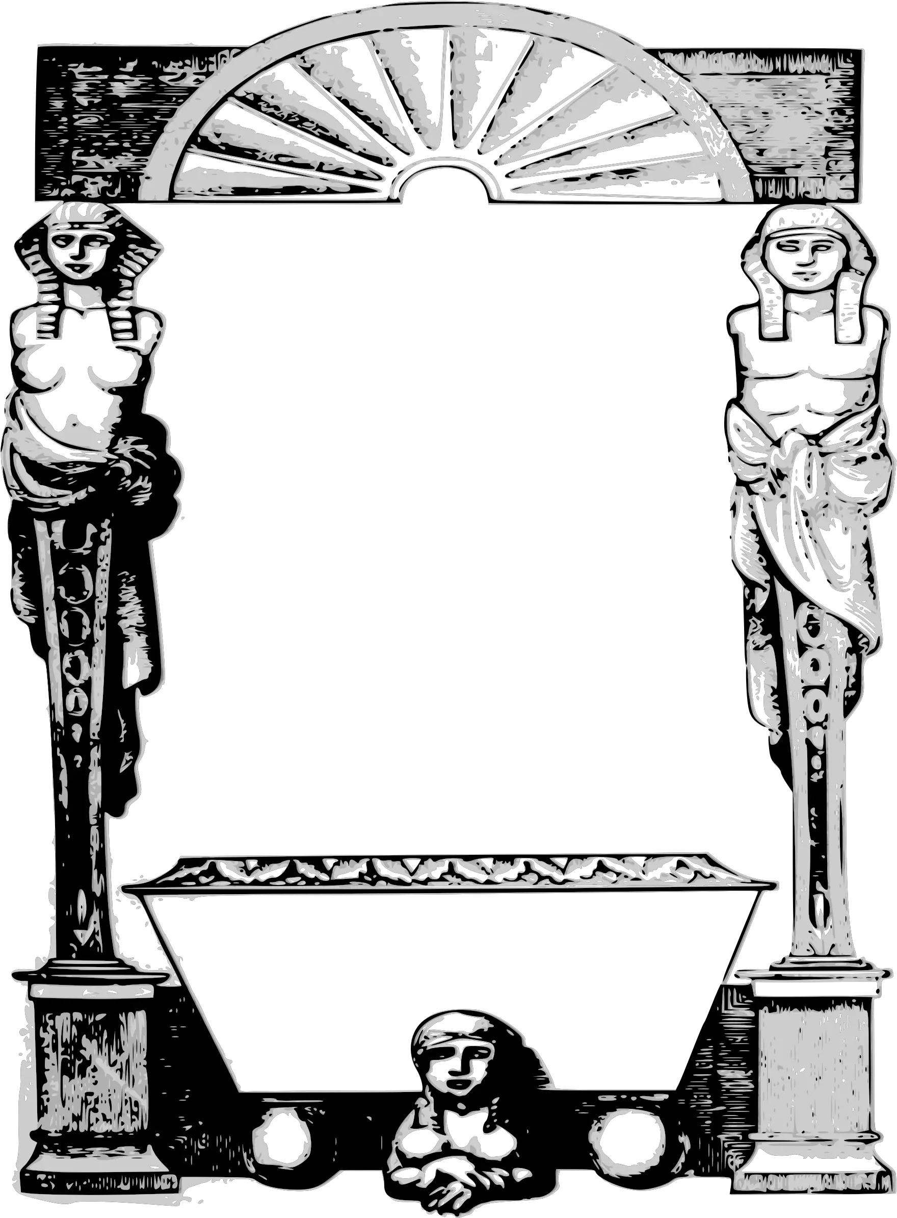 Egyptian Border Frame Clipart Ancient Egypt Borders Egyptian Frame Transparent Png Border Frame Png png