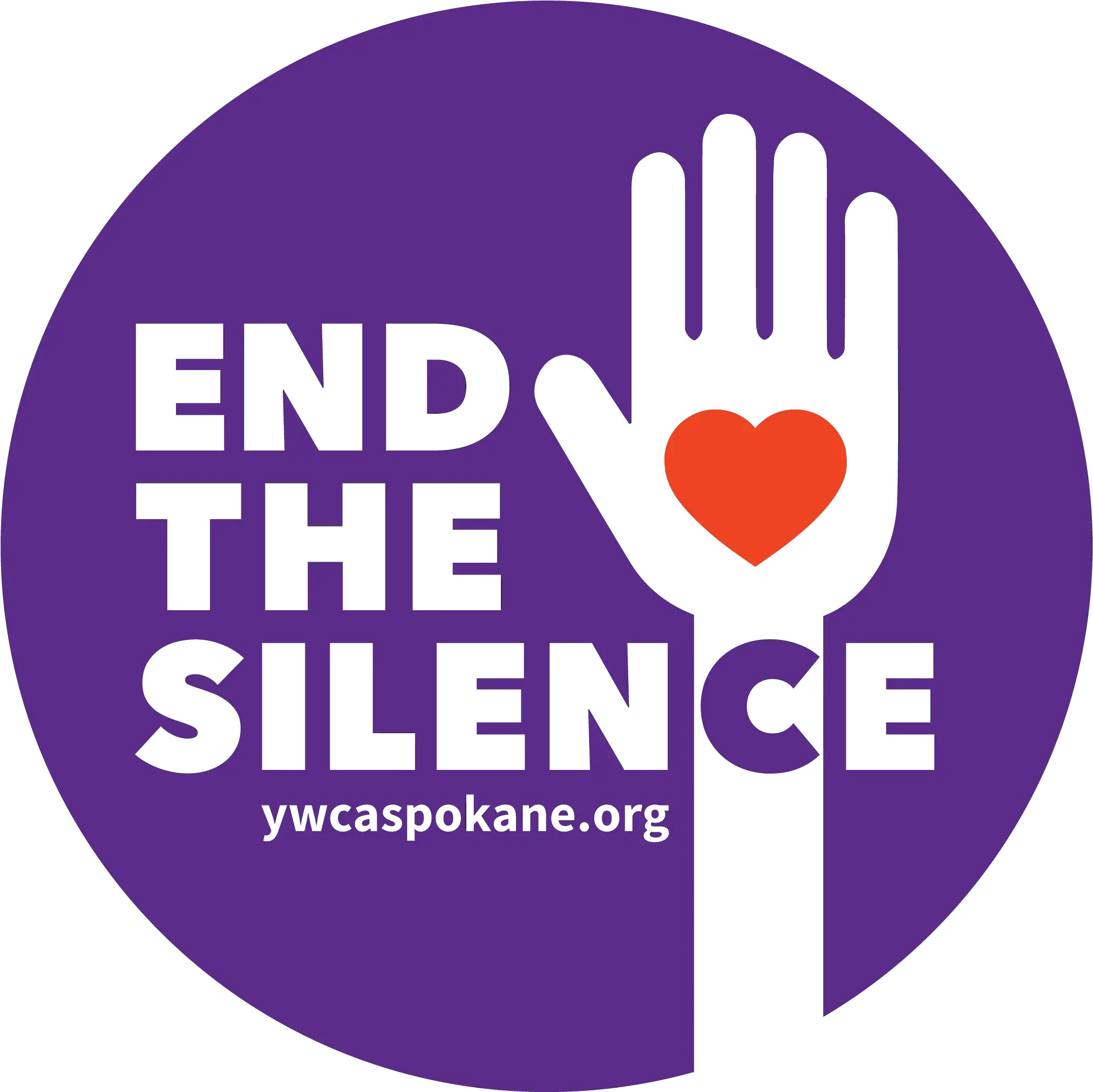 End The Silence With Domestic Violence U2013 Ywca Spokane Domestic Violence Logo Png Silence Png