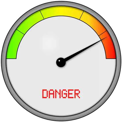 Danger Icon Image Public Domain Vectors Gauge Clipart Png Danger Icon Png