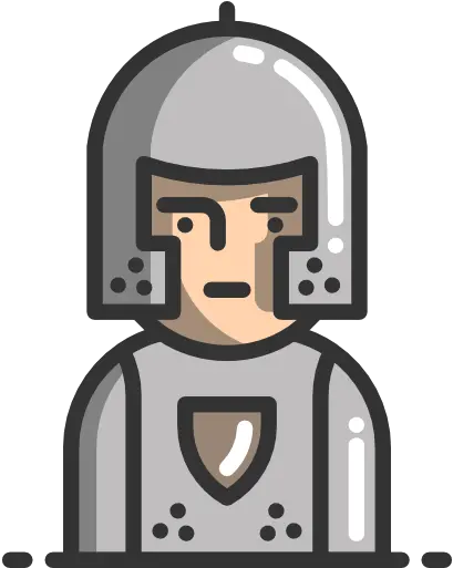 Protection Helmet Knight People Armour Avatar Medieval Knight Icon Png Medieval Icon