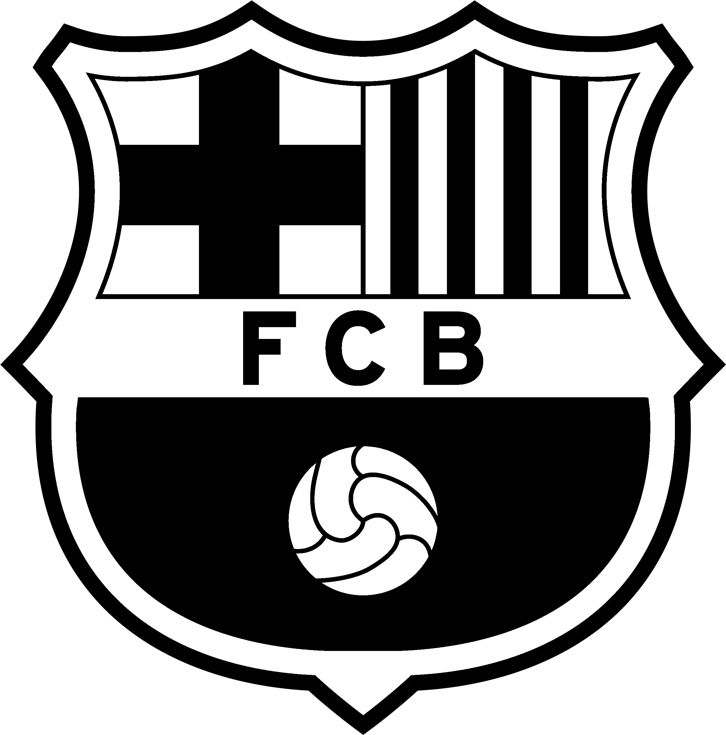 Fc Barcelona Logo Barcelona Logo White Png Full Size Png Fc Barcelona Logo Barcelona Logo png