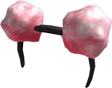 Pink Cloud Pom Headband Roblox Clip Art Png Pink Clouds Png