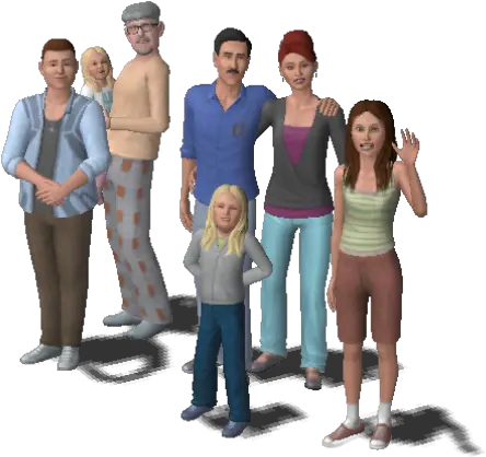 Family Png Transparent Images Sims 3 Best Family Family Png