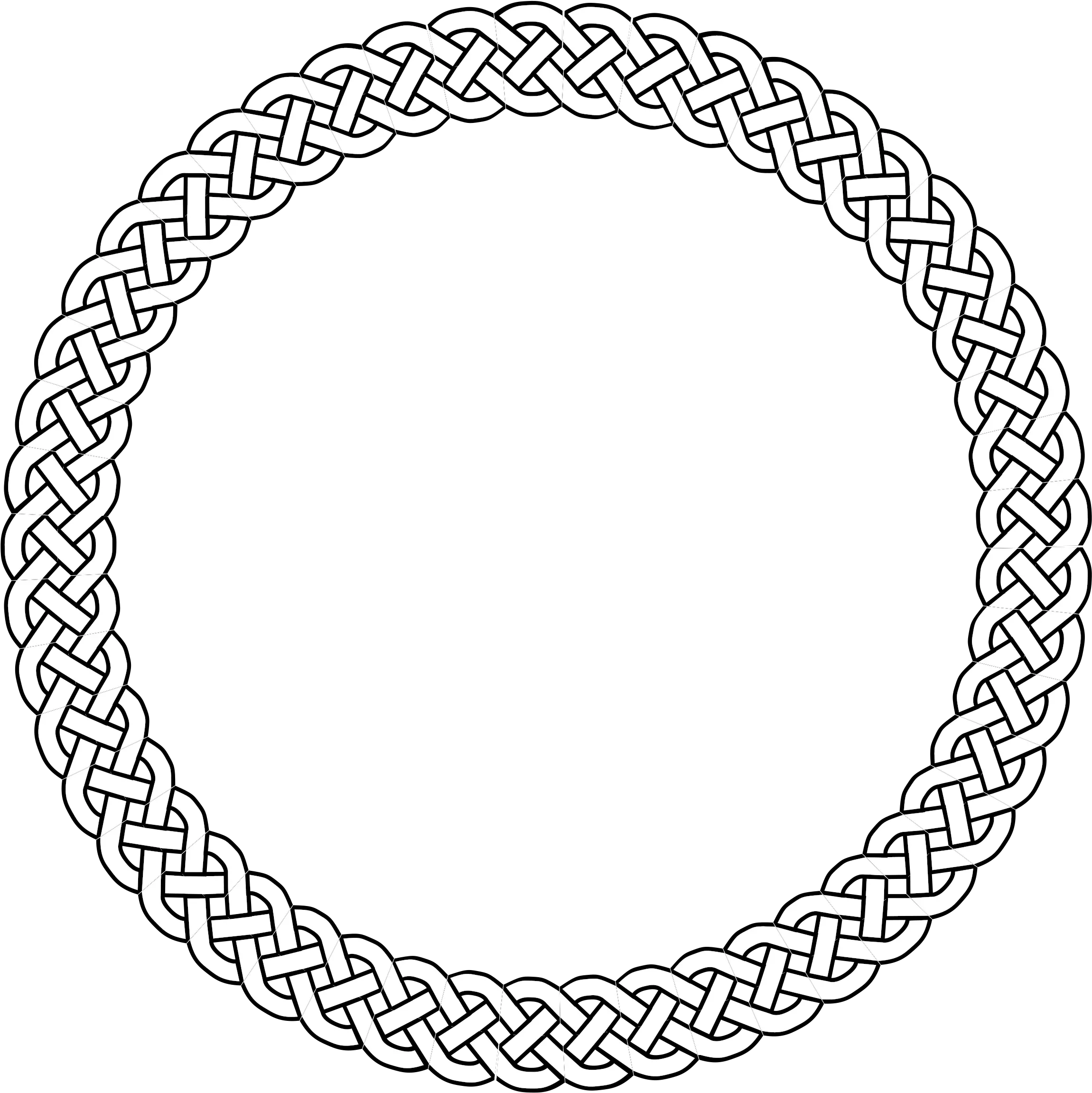 Clipart Circle Borders Transparent Celtic Knot Circle Vector Png Circle Border Transparent png