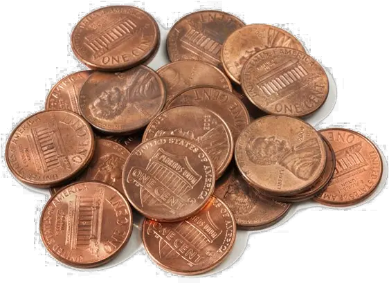 Cent Transparent Background Transparent Background Pennies Png Cent Png