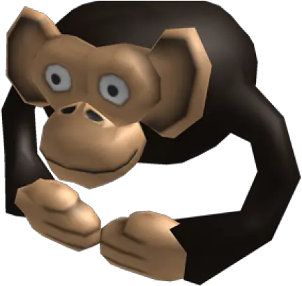 Download Chimpanzee Clipart Transparent Monkey Hat On Roblox Png Monkey Transparent