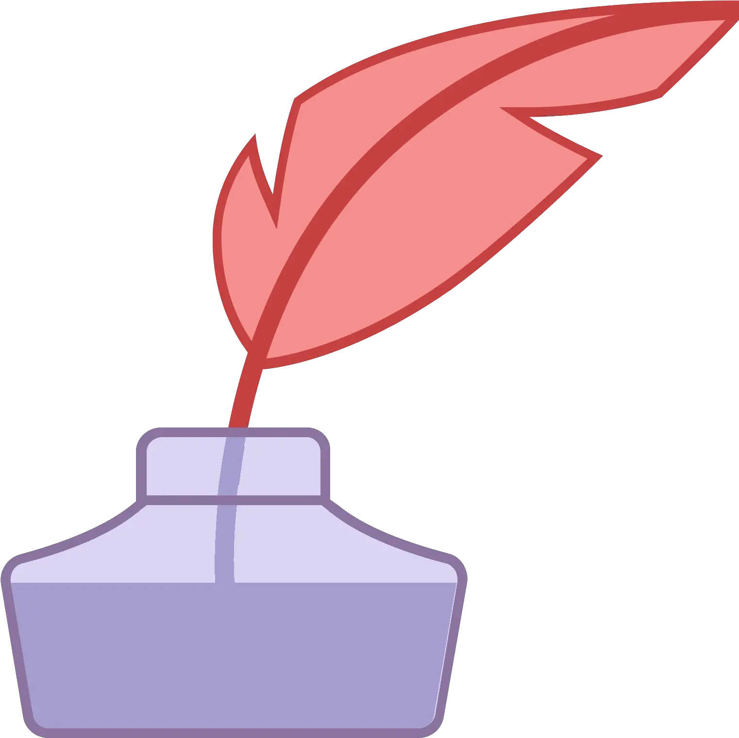 Download Quill With Ink Icon Quill Full Size Png Image Ink And Quill Icon Quill Png