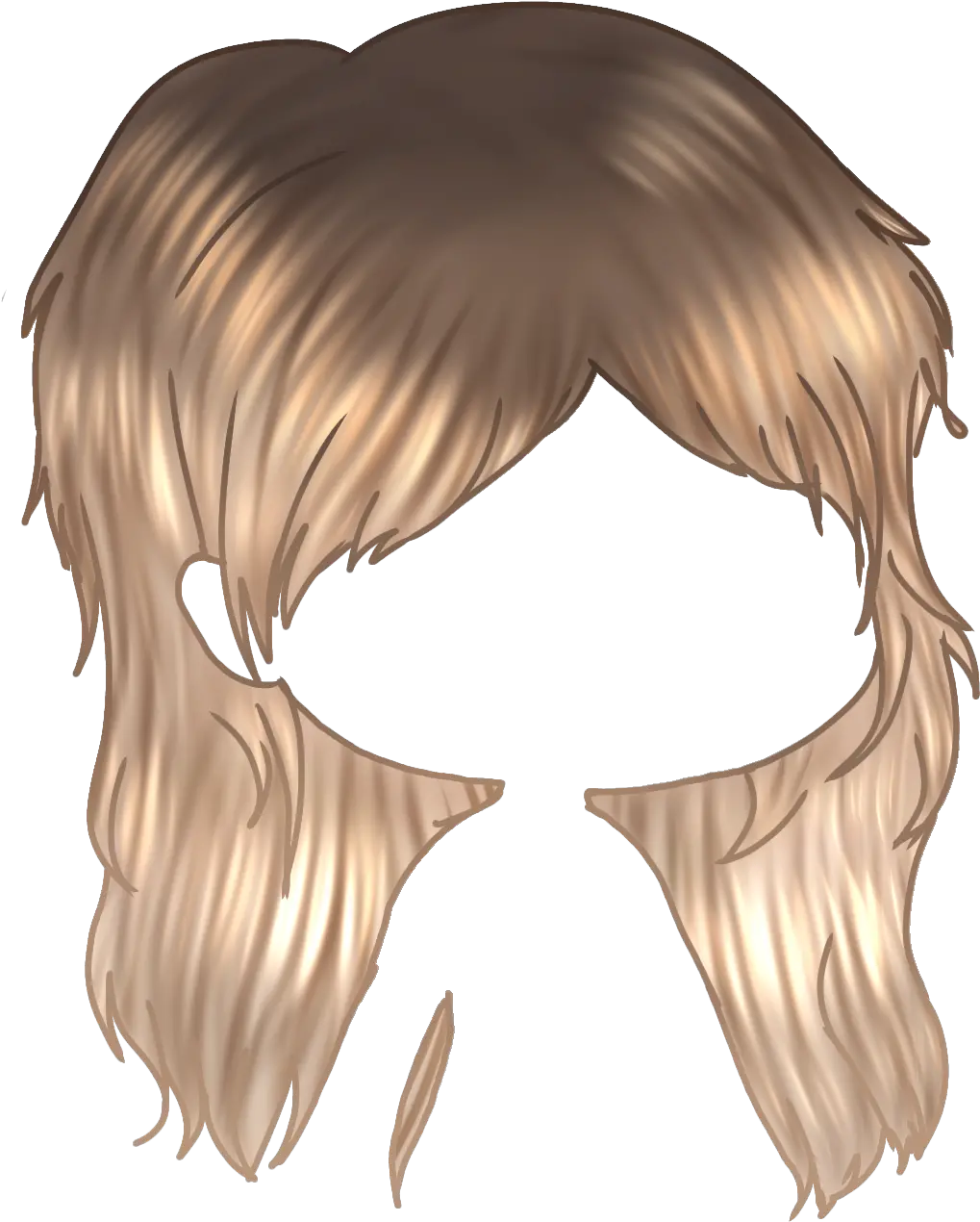 Freetoedit Gacha Hair With Bangs Png Bangs Png