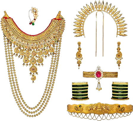 Download Hd Png Jewellers Online Traditional Maharashtrian Bride Jewellery Png Jewellers