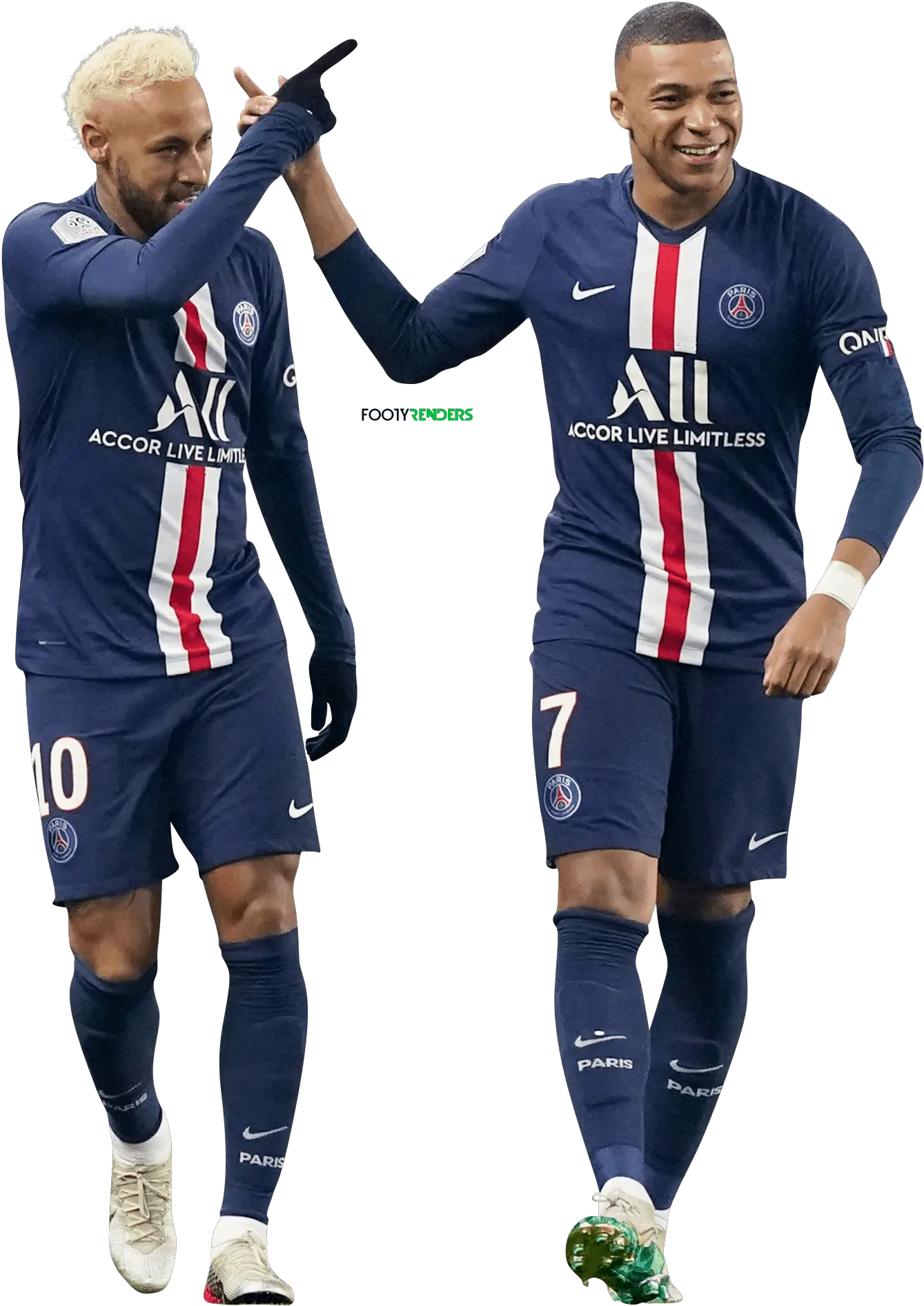 Neymar Kylian Mbappé Football Render Neymar Mbappe Png 2020 Neymar Png