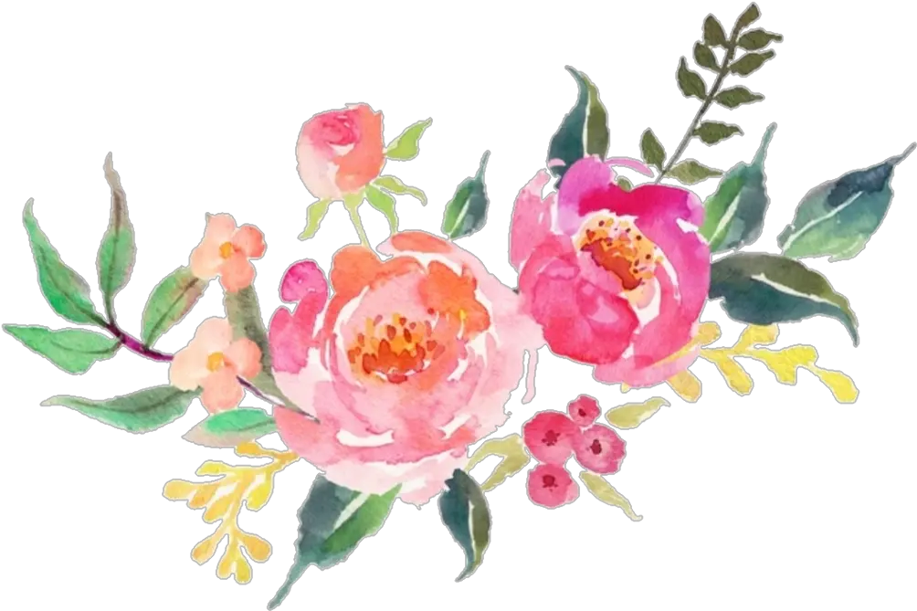 Download Flower Sticker Watercolor Flowers Clipart Watercolor Flowers Transparent Background Png Flower Clipart Transparent Background png