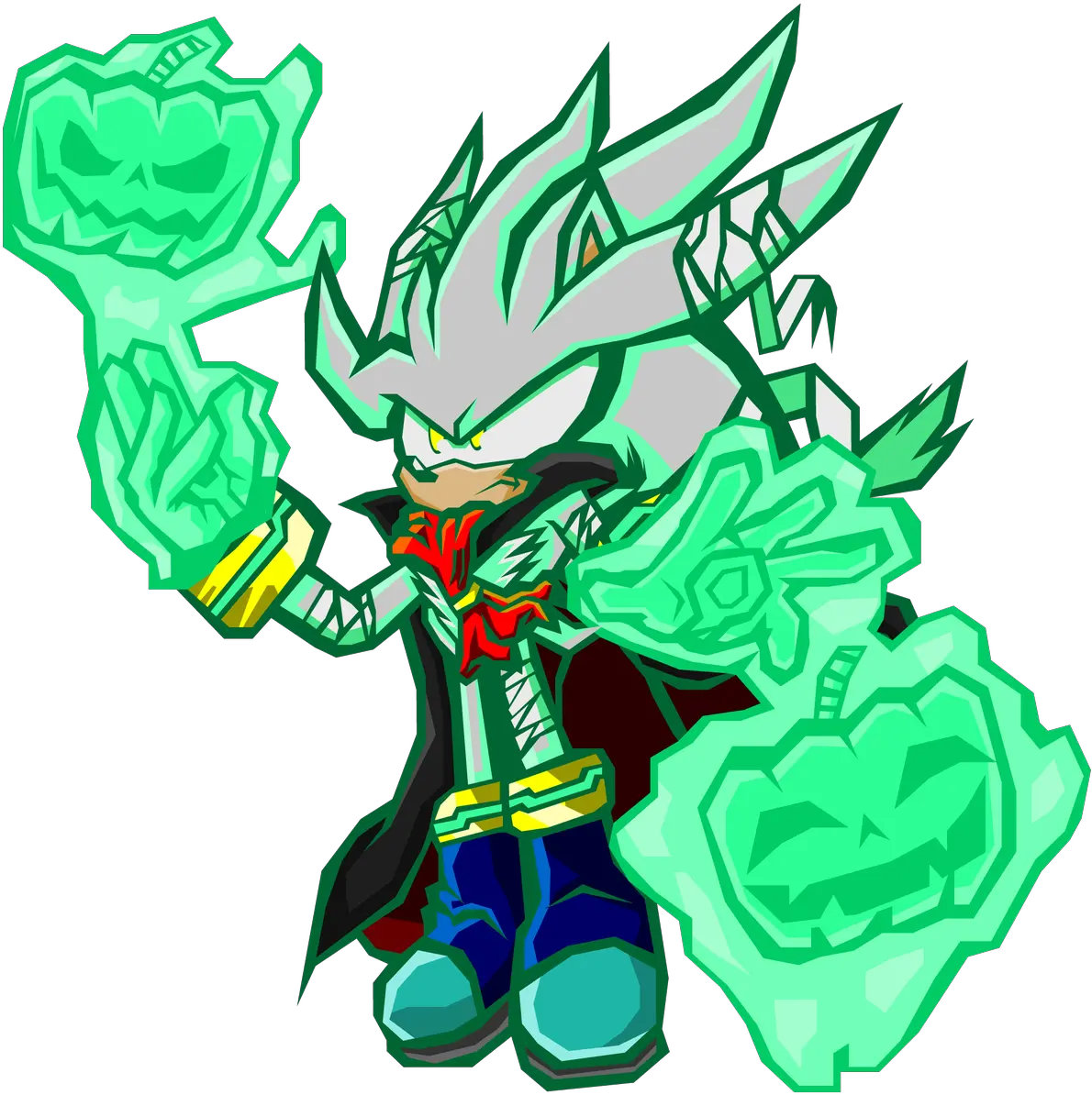 Download Cerberus Cartoon Full Size Png Image Silver The Hedgehog Comic Drawing Cerberus Png