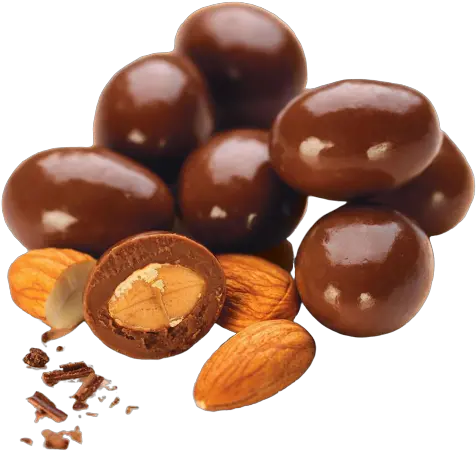 Milk Chocolate Almonds 200g Almonds Dipped In Chocolate Png Almond Transparent