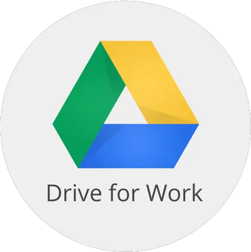Synced For Sweet Success Google Drive For Work Vertical Png Circle Icon Google Drive