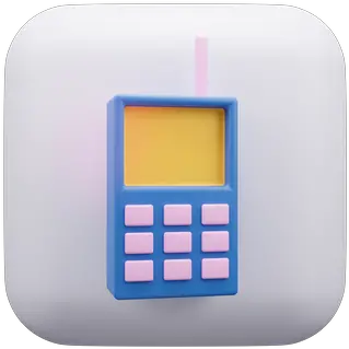 Satellite Phone Icon Download In Colored Outline Style Calculator Png Phone Icon For Word