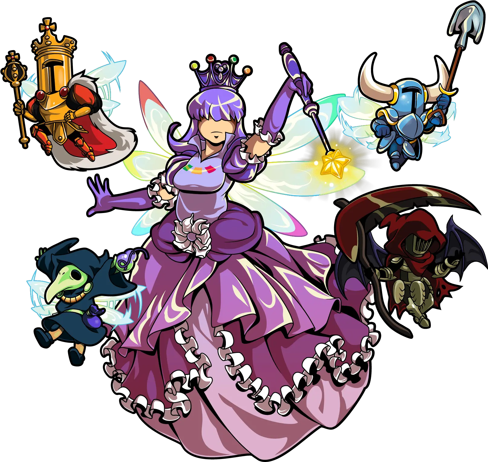 Enchantress Shovel Knight Clipart Shovel Knight Amiibo Skins Png Shovel Knight Png