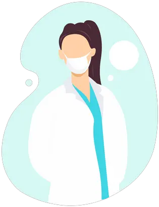 Best Premium Woman Female Doctor Illustration Download In Illustration Png Doctor Flat Icon