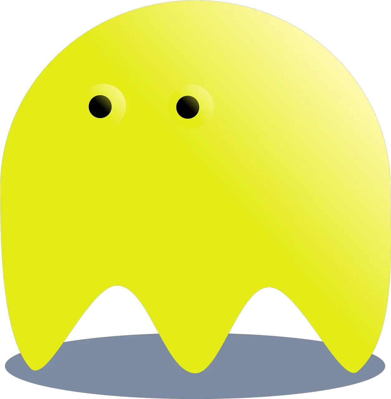 Yellow Ghost Pacman Horror Png Picpng El Fantasma Amarillo De Pacman Pac Man Icon