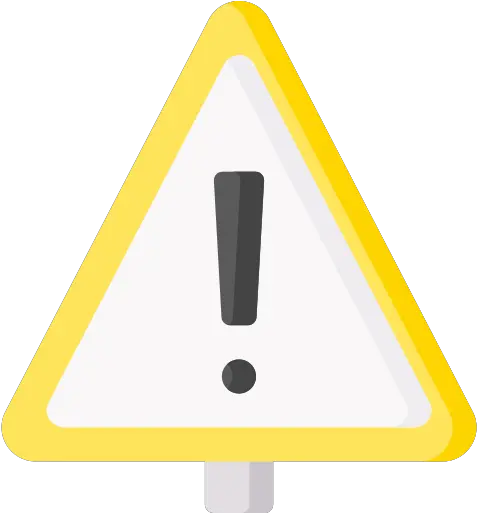 Warning Free Signs Icons Language Png Warning Icon Flat