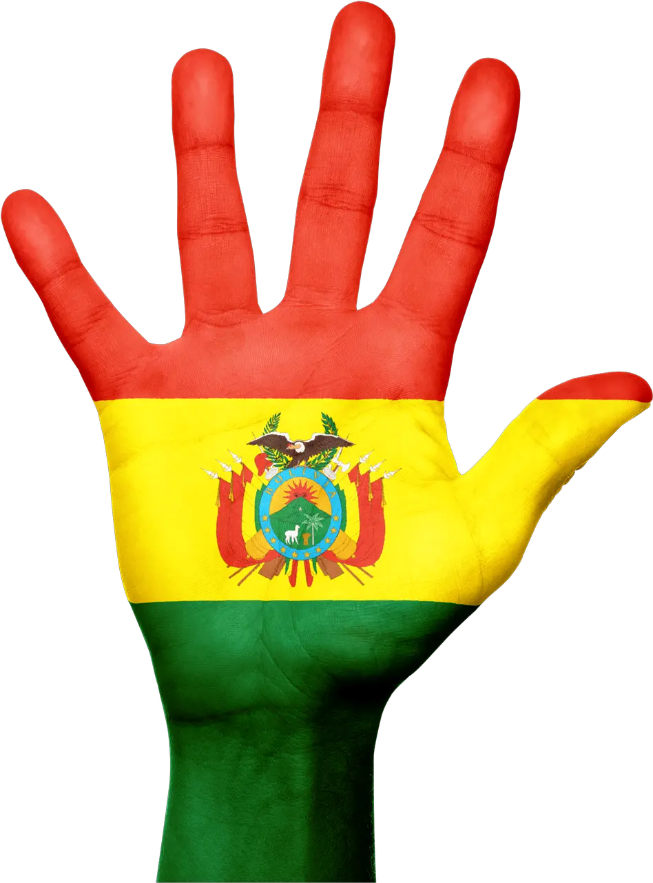 Bolivia Flag Hand Png