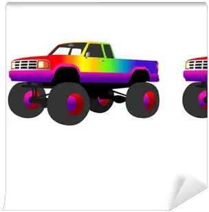 Wallpaper Rainbow Monster Truck Pixershk Rainbow Monster Truck Png Monster Truck Icon