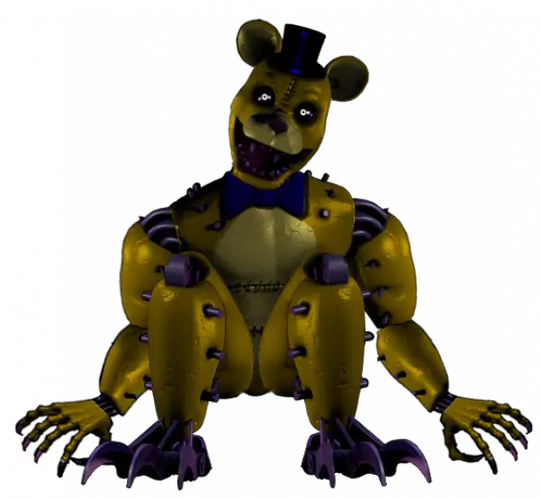 Fnaf Golden Freddy Png Transparent Fnaf Monster Golden Freddy Fnaf Transparent