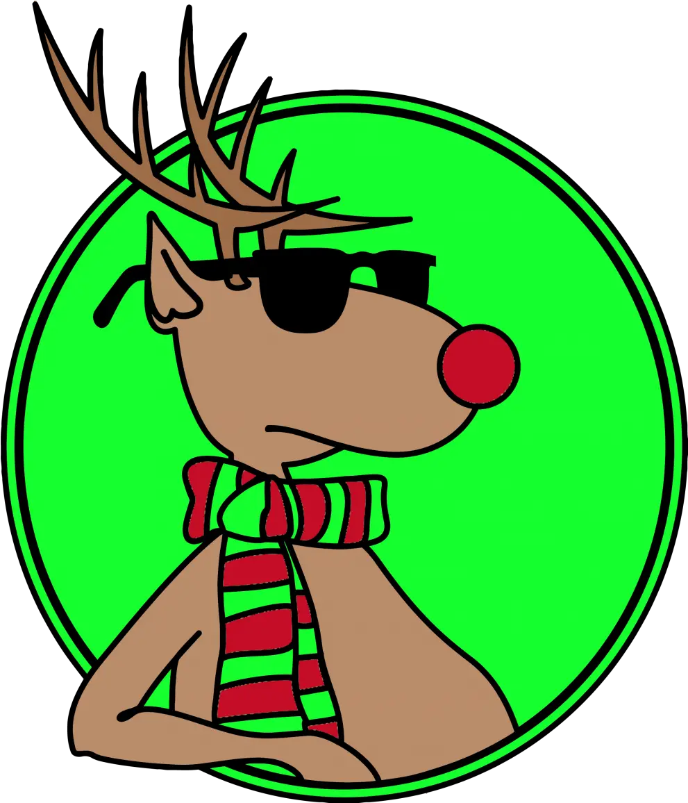 Relax Deer Clipart Png Free Christmas Clip Art Relax Png