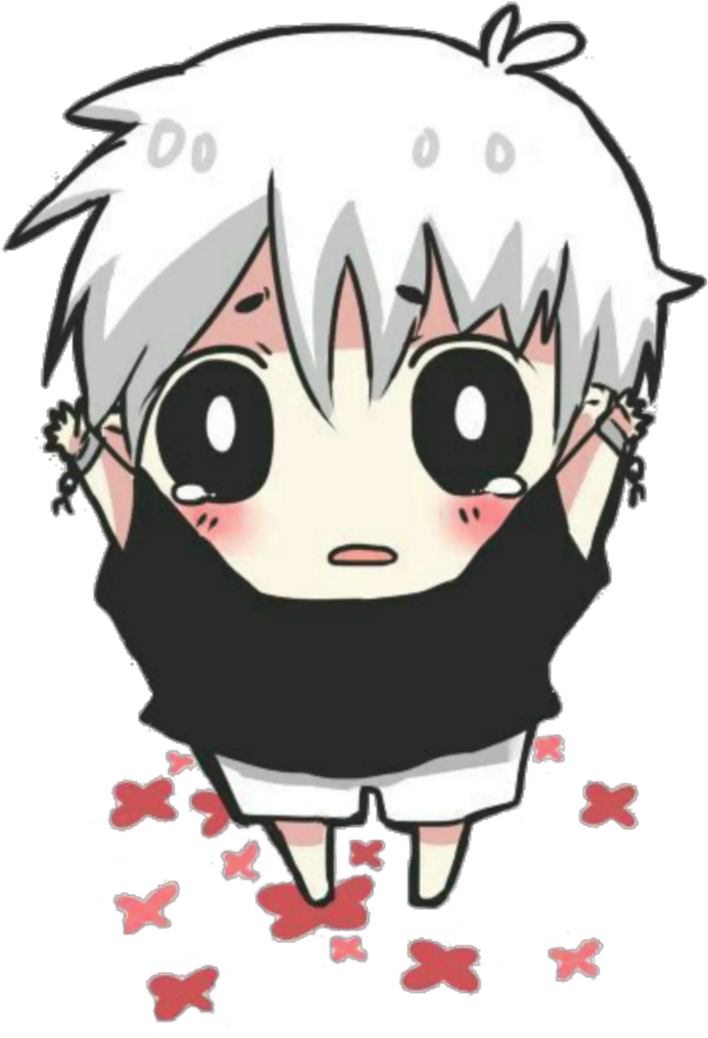 Anime Otaku Yaoi Kaneki Tokyoghoul Sticker By Otakugirl03 Png Icon