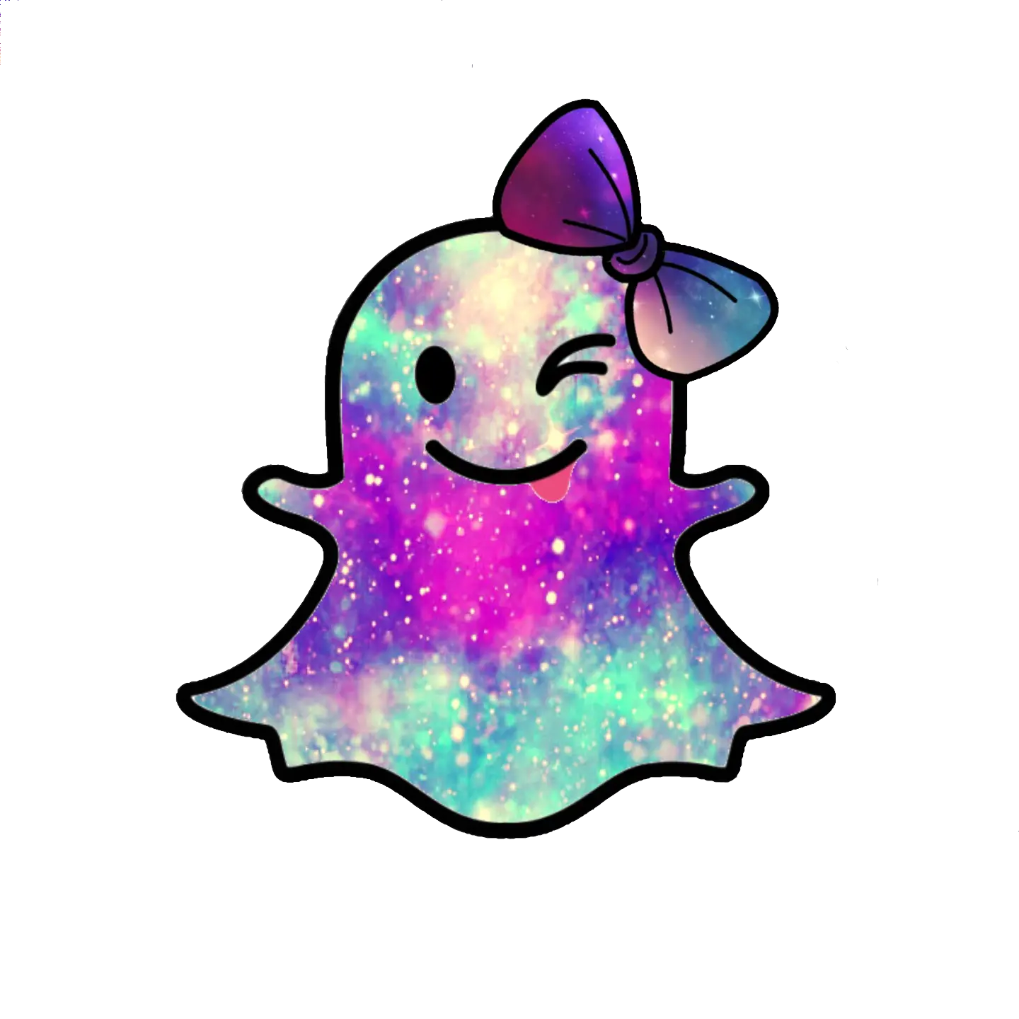 Snapchat Colorful Cute Tumblr Pretty Gal 1073232 Png Pretty Snapchat Logo Snap Chat Logo Png