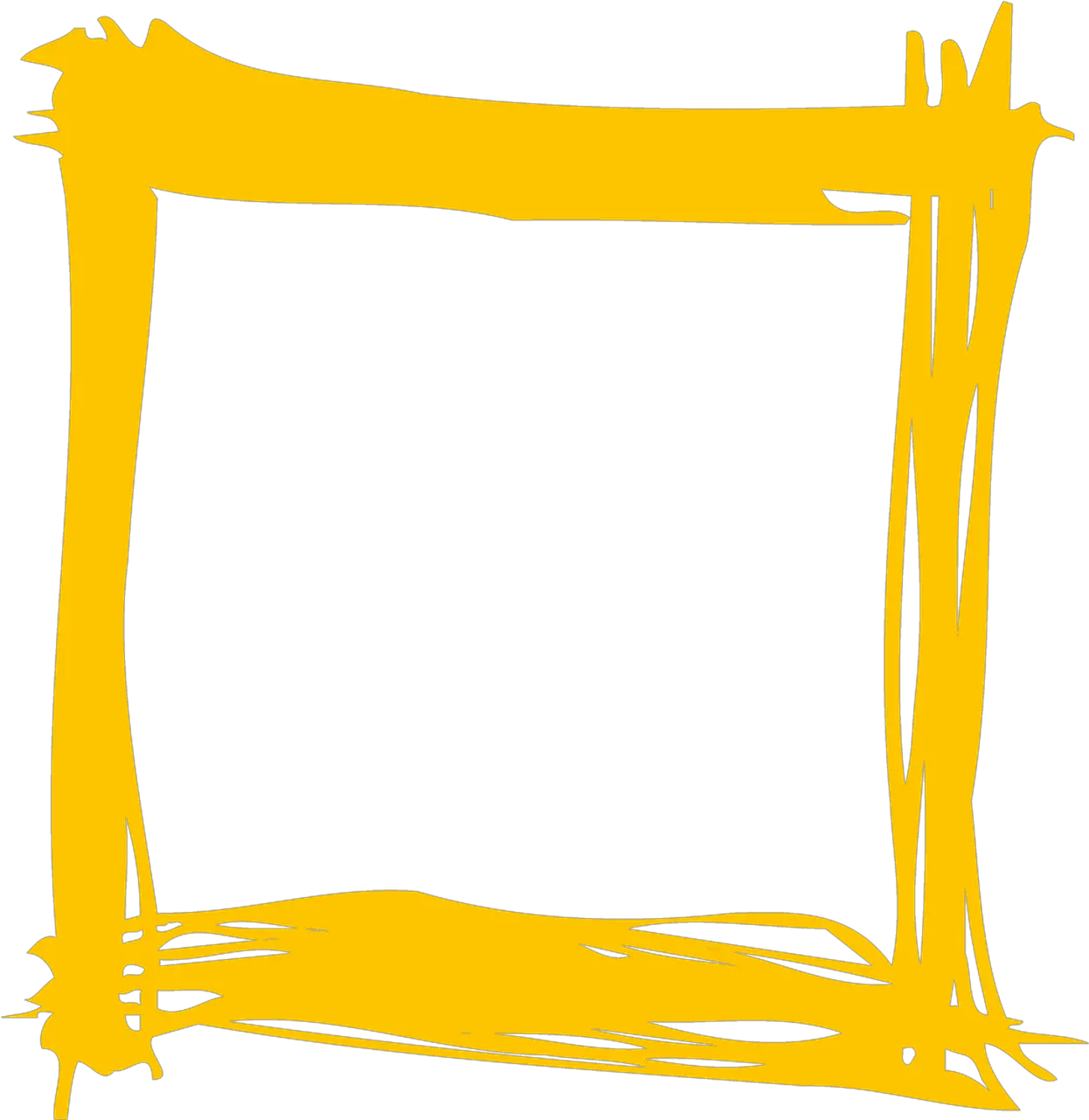 Free Yellow Frame Png Download Clip Art Yellow Frame Transparent Background Fram Png