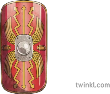 Roman Shield Illustration Twinkl Skateboard Deck Png Shield With Wings Png