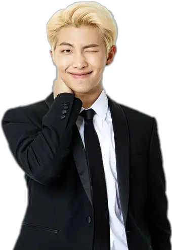 Freetoeditbts Rapmonster Namjoon Remixit Bts Bts Tuxedo Namjoon Png Namjoon Icon