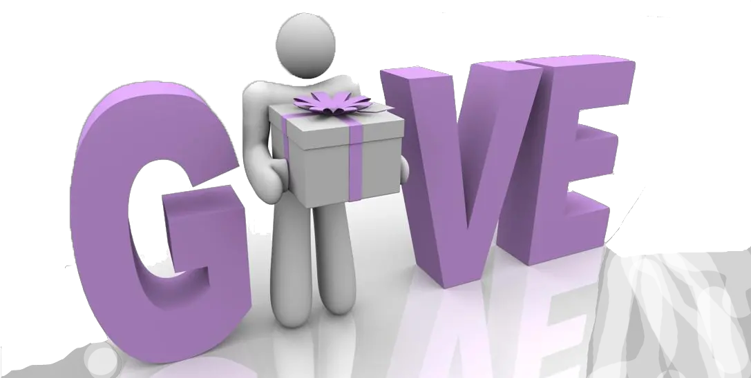 The Purple Door U2013 Donate Gift Giving Clip Art Png Donate Png