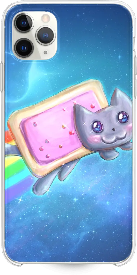 Nyan Cat Pop Tarts Iphone 11 Pro Max Case Ipad Cool Wallpapers For Kids Png Nyan Cat Transparent