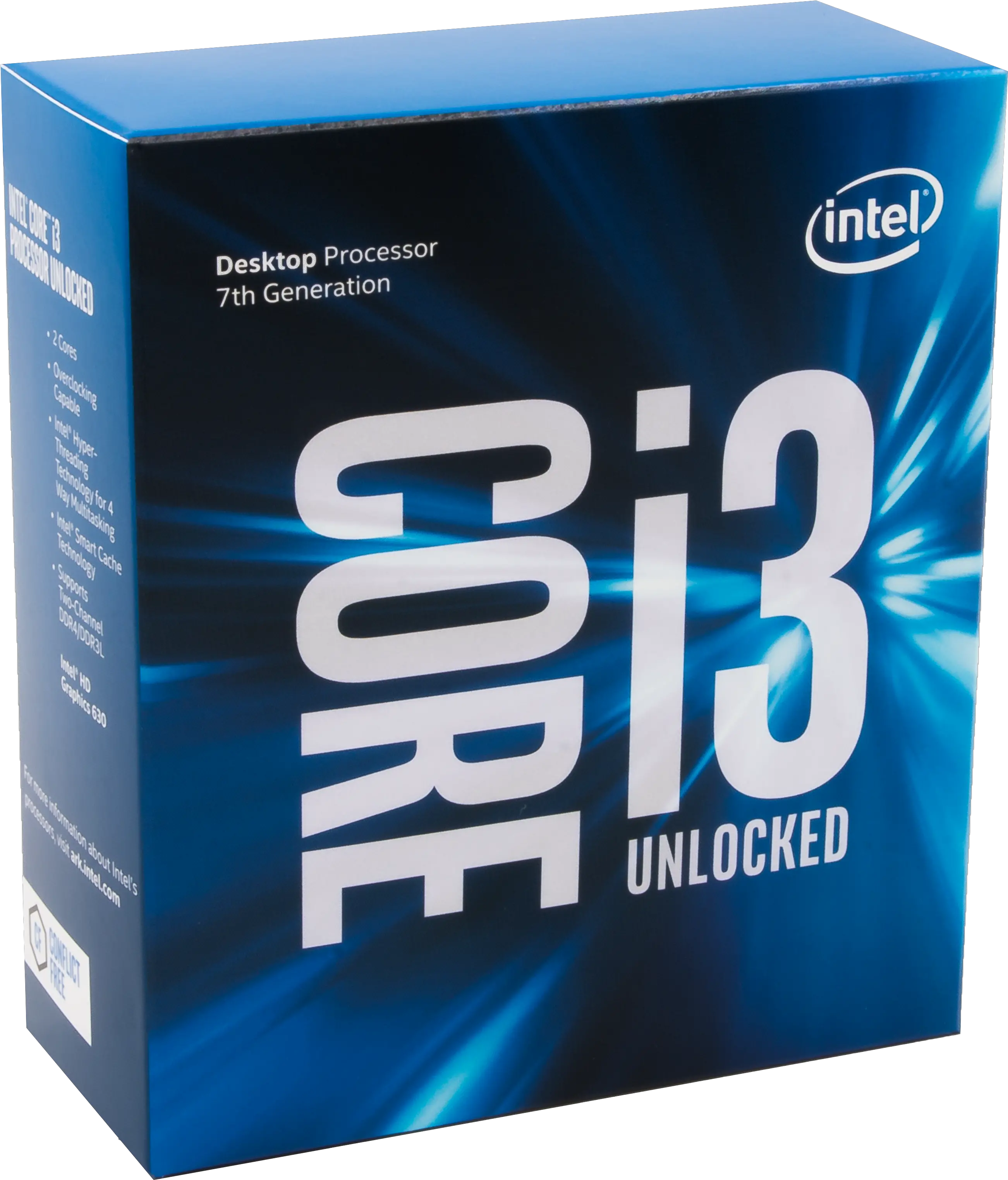 7th Gen Intel Core I3 Unlocked Box Intel Core I3 7th Gen Box Png Intel Png