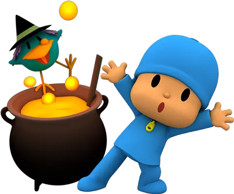 Have A Terrifying October With Imagenes De Pocoyo En Halloween Png Pocoyo Transparent