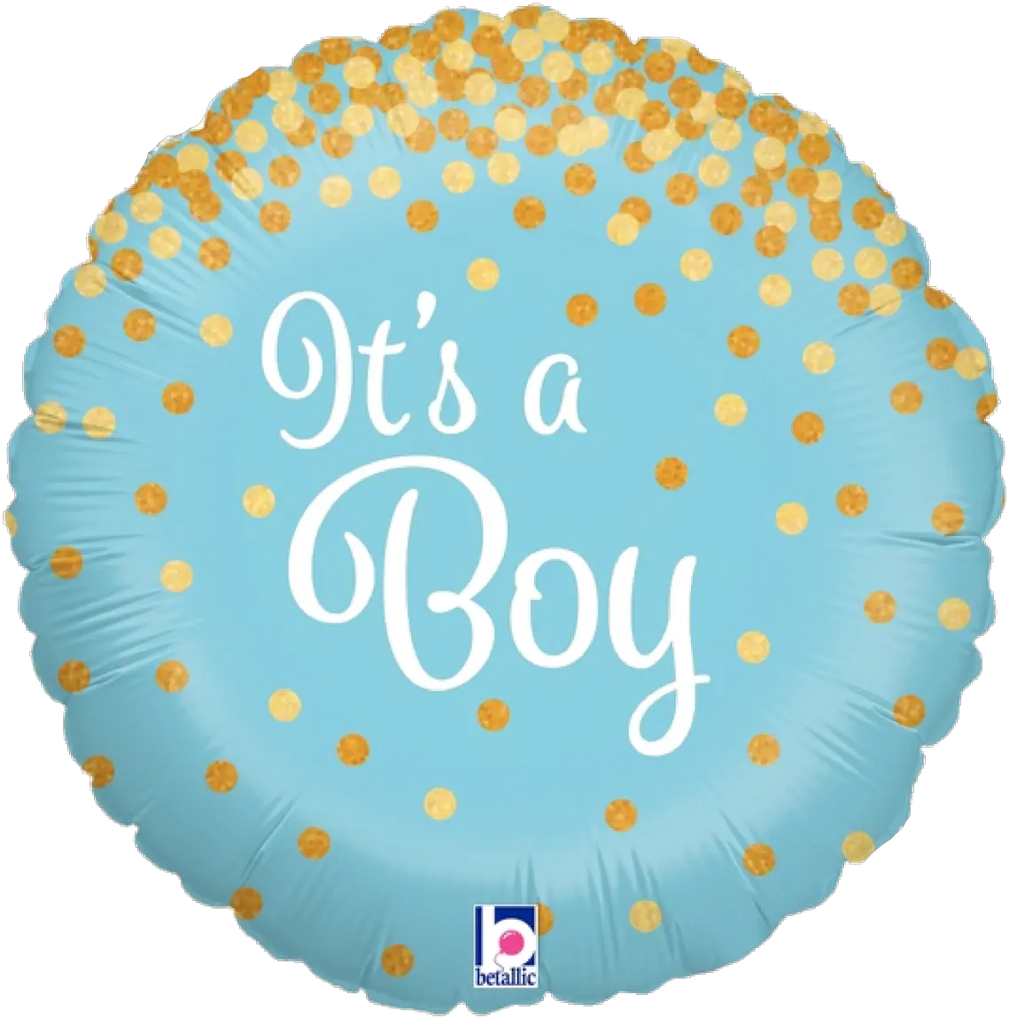 Baby Glittering Confetti Itu0027s A Boy Foil Balloon 18inch Its A Boy Foil Balloon Png Its A Boy Png