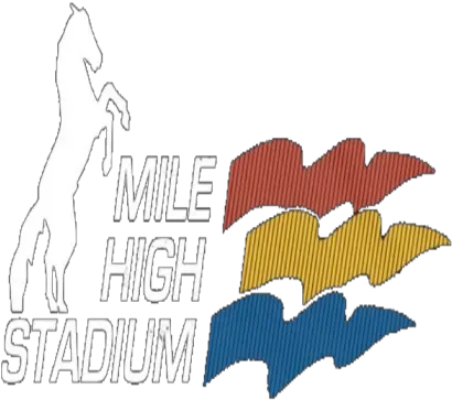Mile High Stadium Logo Roblox Language Png Batman Logo Drawing