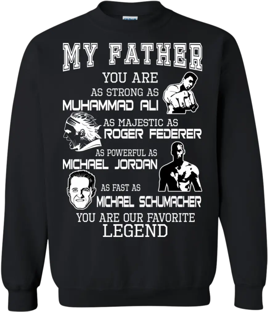 Download Fatheru0027s Day Shirts Strong As Muhammad Ali Majestic Christmas Jumper Png Ali A Png