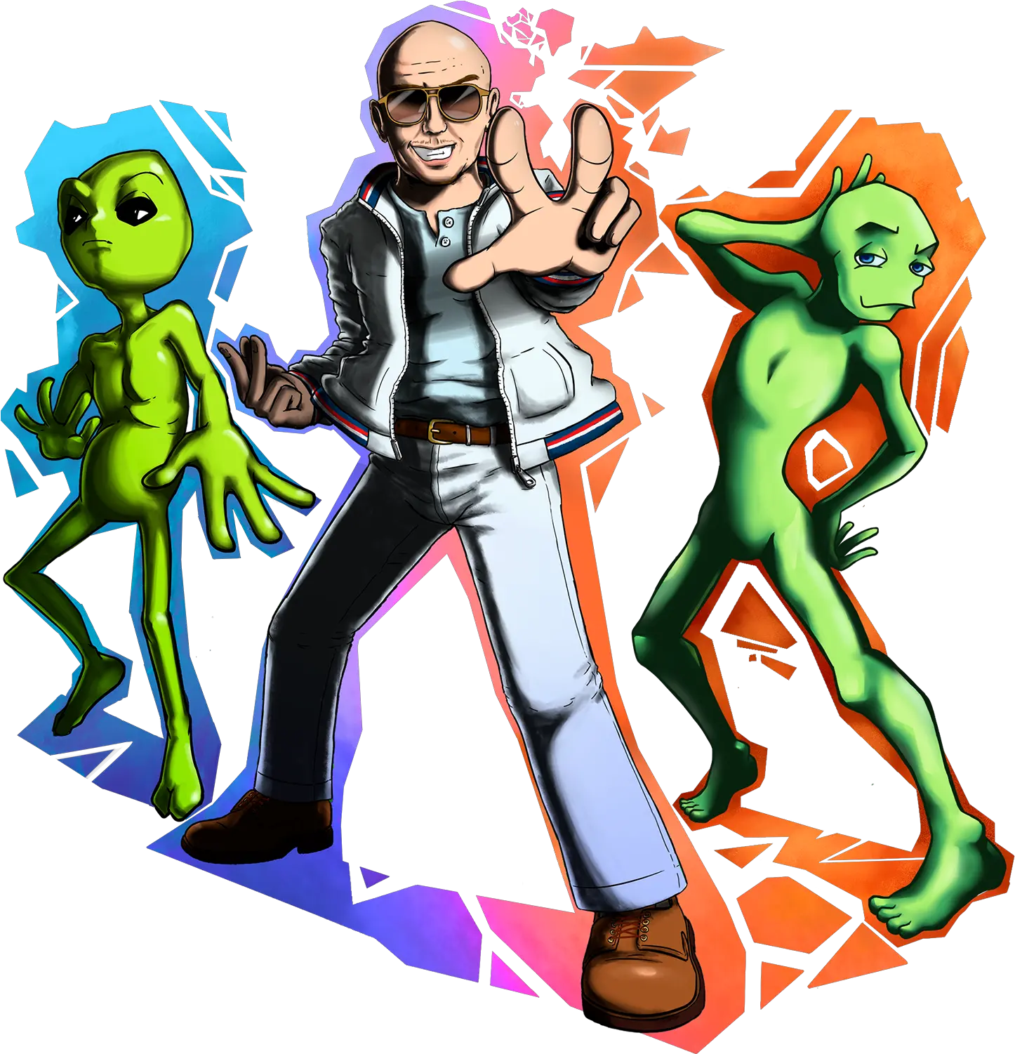 Pitbull And The Aliens U2013 Page 2 Siivagunner King For Dancing Alien Team Png Dame Tu Cosita Png