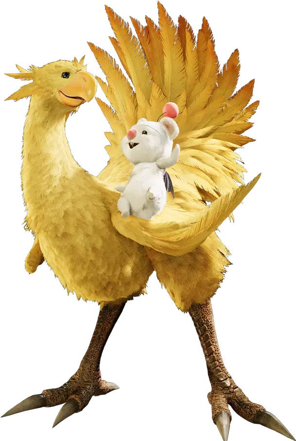 Chocobo Moogle Final Fantasy 7 Remake Moogle Png Moogle Png