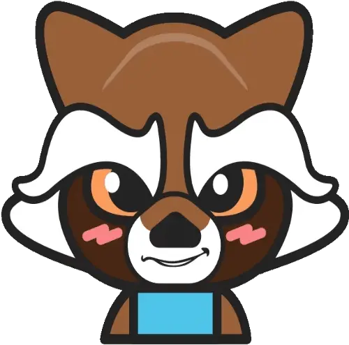 Marvel Rocket Raccoon Sticker Mania Cartoon Png Rocket Raccoon Png